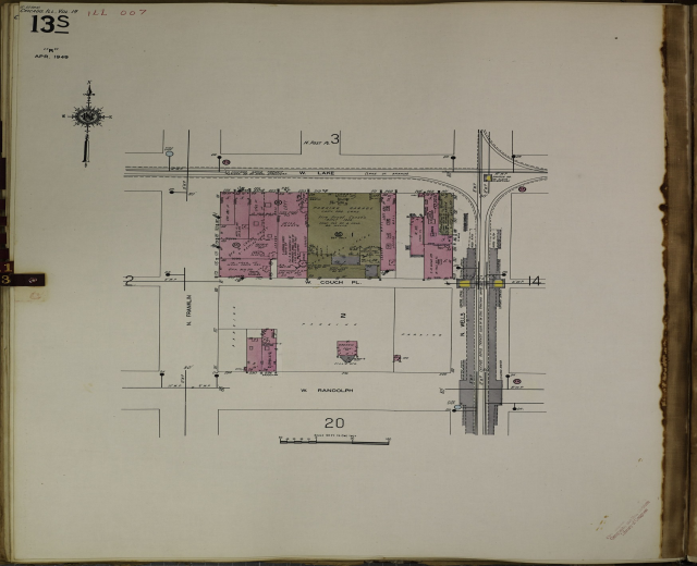 Offenes Buch mit detaillierter Stadtkarten-Illustration auf seinen Seiten, begleitet von Text und Plänen.