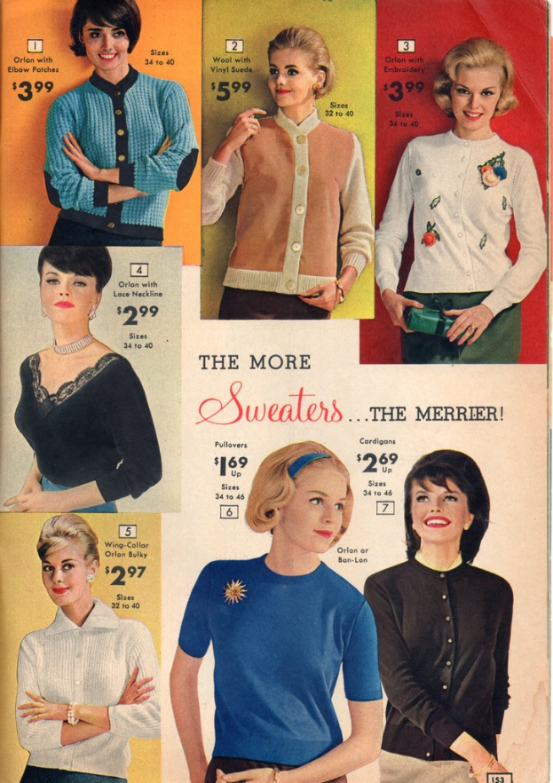 Ein Collage-Bild mit verschiedenen Frauen in unterschiedlichen Kostümen, jede mit begleitendem Text und Dollarbeträgen.